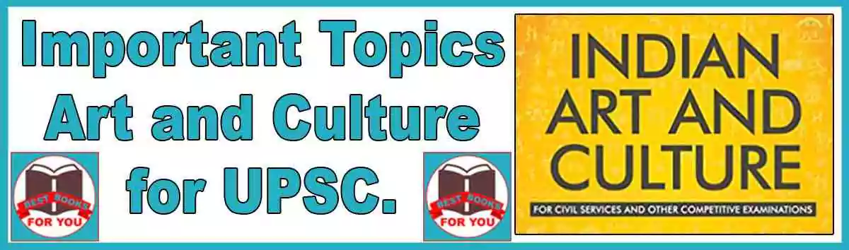 Important Topics of Art and Culture for UPSC
