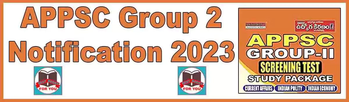 APPSC Group 2 Notification 2023